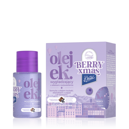 OnlyBio x E. Wedel Hair in Balance Olejek wygładzający z efektem rozświetlenia inspirowany zapachem czekolada jagodowa 20ml