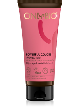 ONLYBIO Powerful Colors Chroniący kolor micelarny szampon do włosów TUBA 200 ml