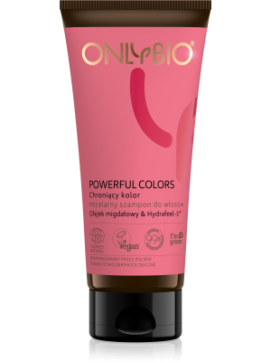 ONLYBIO Powerful Colors Chroniący kolor micelarny szampon do włosów TUBA 200 ml