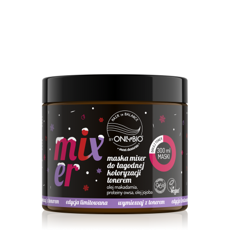 Hair in Balance by ONLYBIO Maska mixer, wersja świąteczna 300 ml