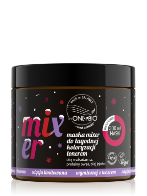 Hair in Balance by ONLYBIO Maska mixer, wersja świąteczna 300 ml
