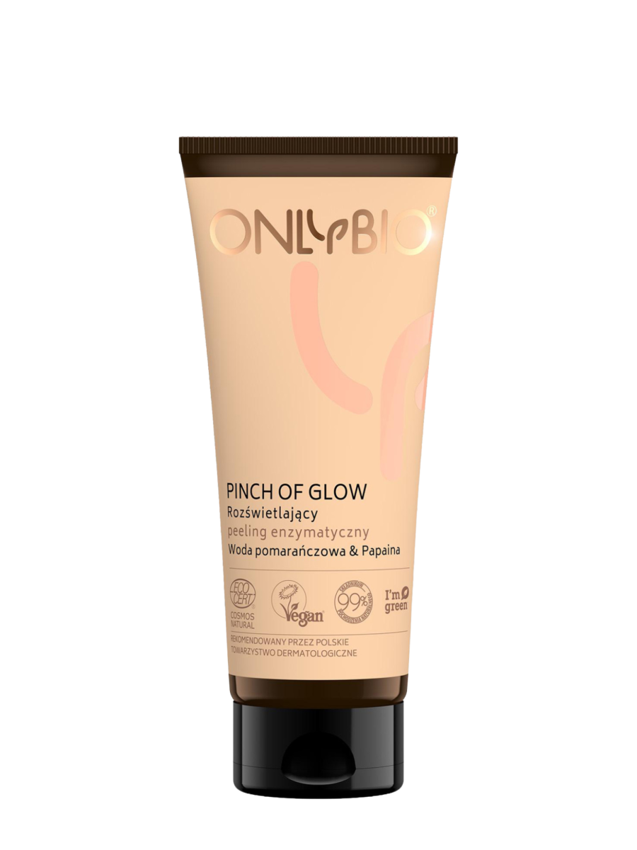ONLYBIO Pinch Of Glow Rozświetlający peeling enzymatyczny TUBA 75 ml