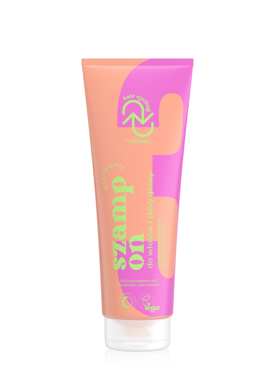 Hair Cycling by ONLYBIO Odżywienie szampon do włosów i skóry głowy 250ml