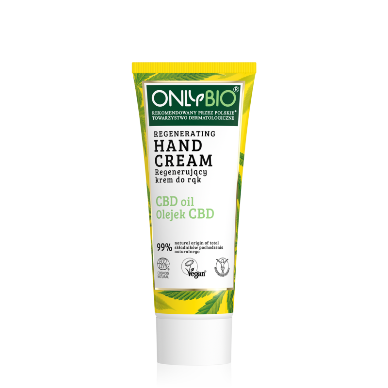 ONLYBIO Regenerujący krem do rąk CBD Oil TUBA 75 ml