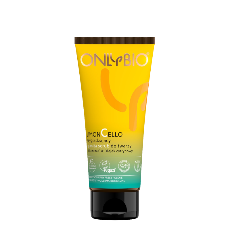 ONLYBIO Limoncello Wygładzający granita scrub do twarzy 75ml