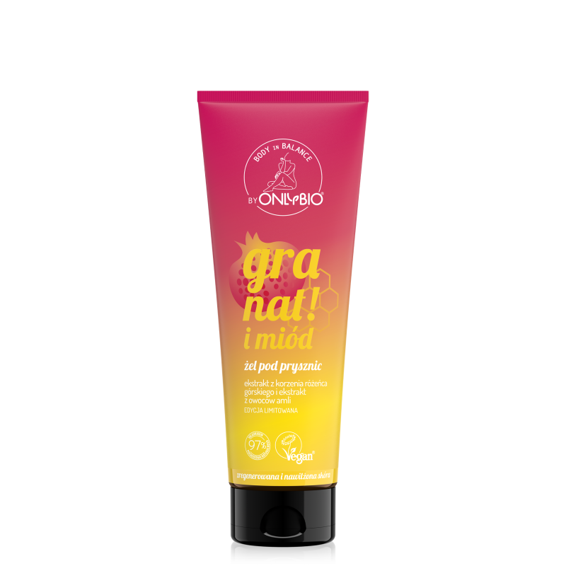 Onlybio Body in Balance Limited Edition Granat i miód Żel pod prysznic 200 ml