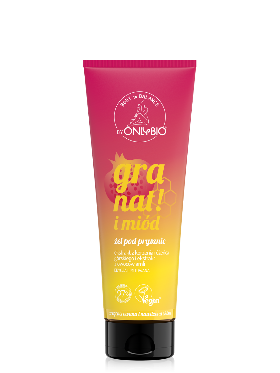 Onlybio Body in Balance Limited Edition Granat i miód Żel pod prysznic 200 ml