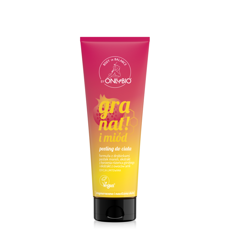 Onlybio Body in Balance Limited Edition Granat i miód Peeling do ciała 200 ml