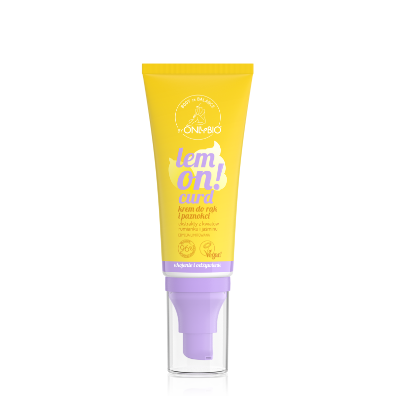 Onlybio Body in Balance Limited Edition Lemon curd Krem do rąk i paznokci 50 ml