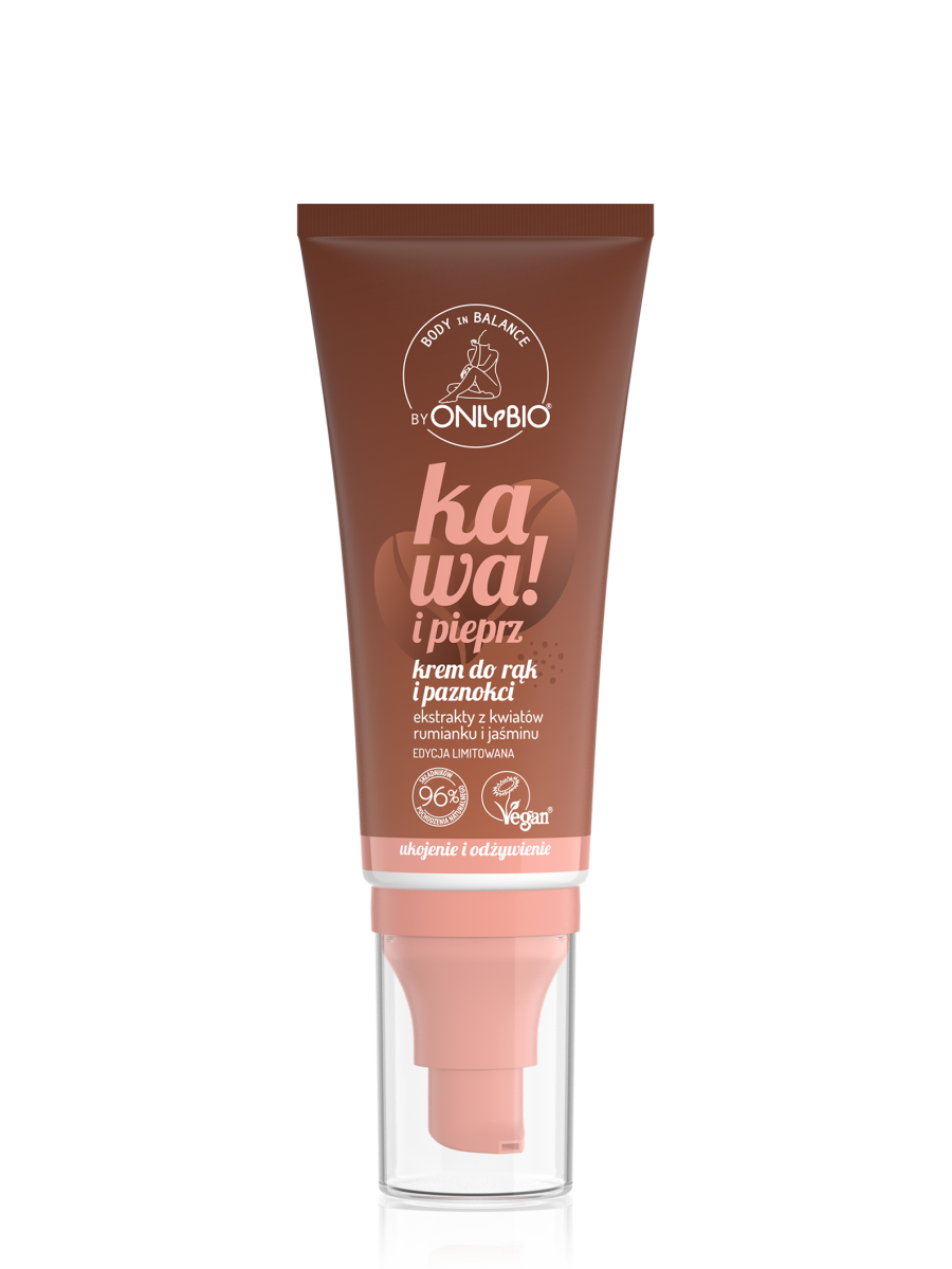 Onlybio Body in Balance Limited Edition Kawa i pieprz Krem do rąk i paznokci 50 ml