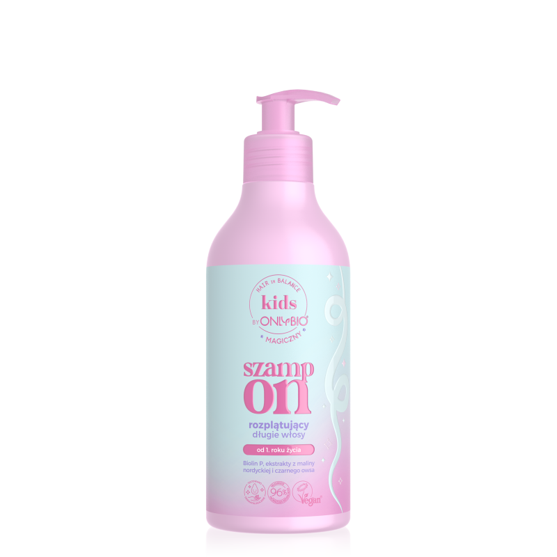 Hair in Balance Kids by ONLYBIO Magiczny szampon rozplątujący długie włosy 400 ml