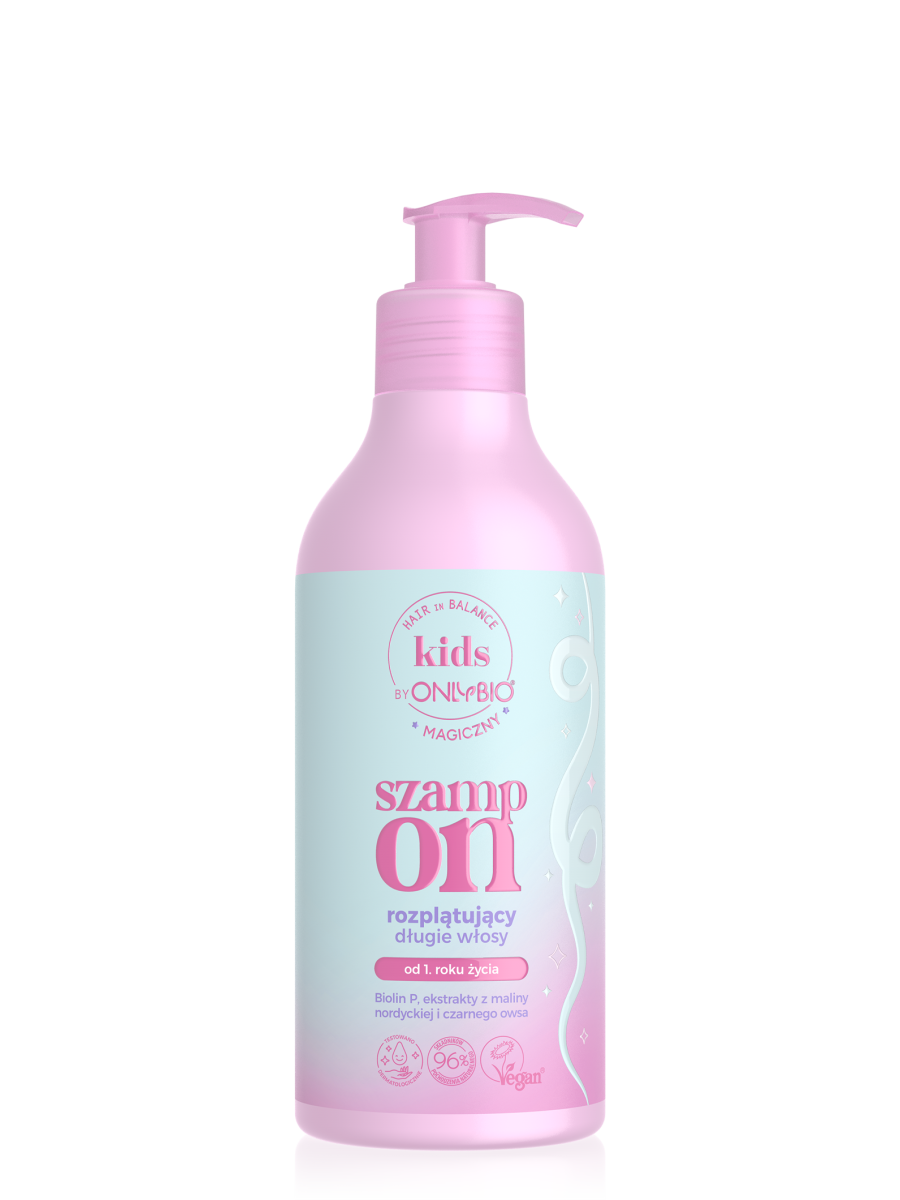 Hair in Balance Kids by ONLYBIO Magiczny szampon rozplątujący długie włosy 400 ml