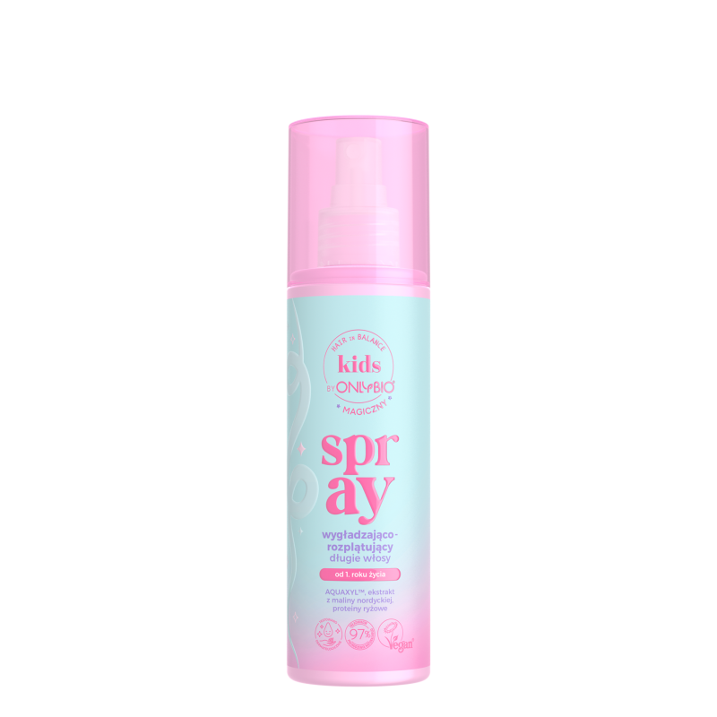 Hair in Balance Kids by ONLYBIO Magiczny spray wygładzająco - rozplątujący długie włosy 200 ml