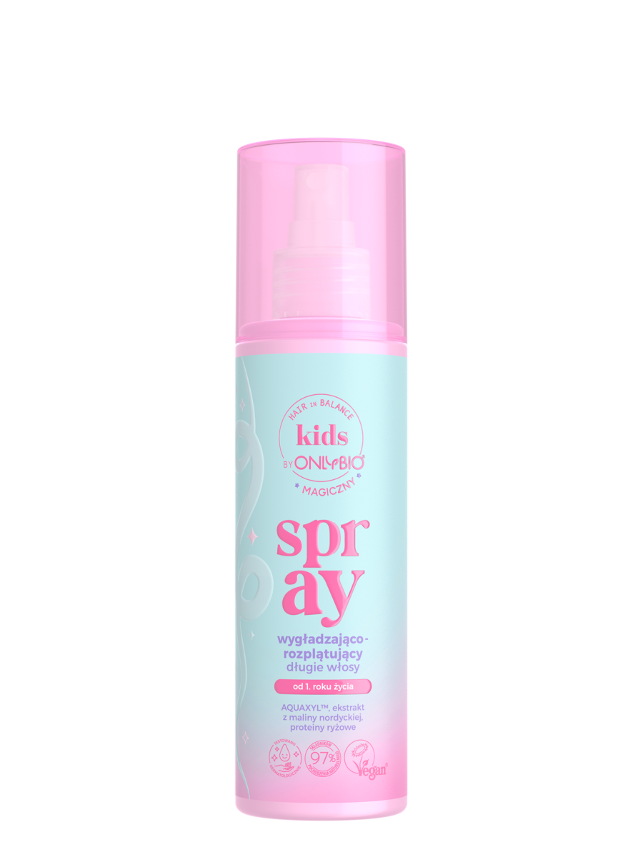 Hair in Balance Kids by ONLYBIO Magiczny spray wygładzająco - rozplątujący długie włosy 200 ml