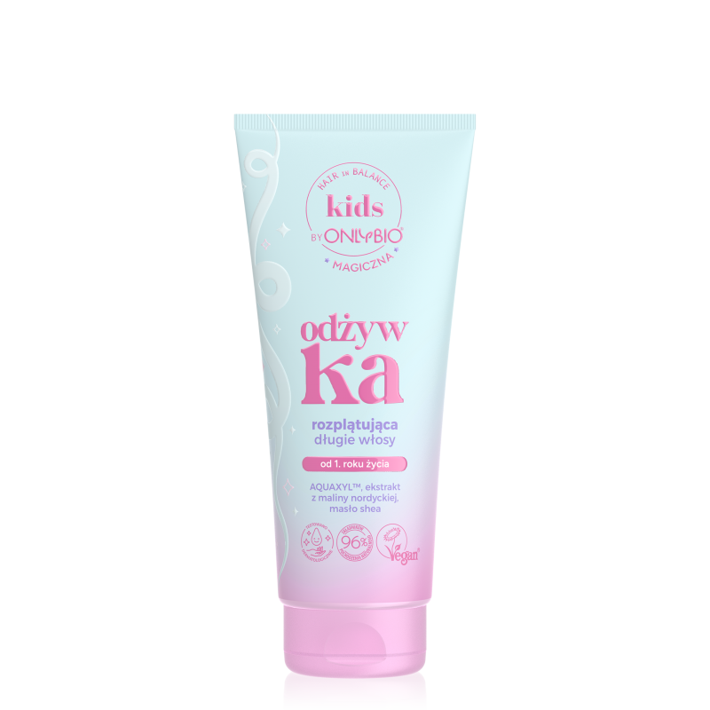 Hair in Balance Kids by ONLYBIO Magiczna odżywka rozplątująca długie włosy 200 ml