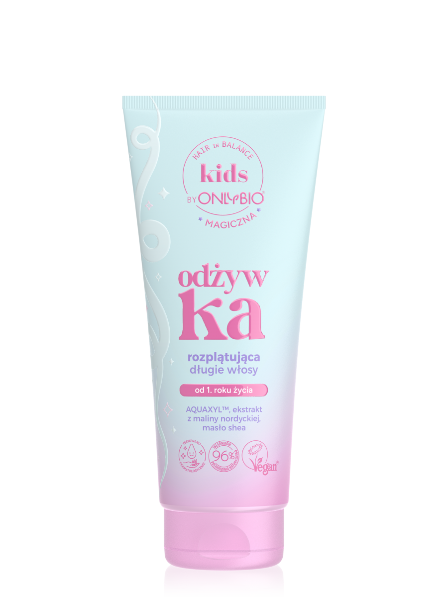Hair in Balance Kids by ONLYBIO Magiczna odżywka rozplątująca długie włosy 200 ml