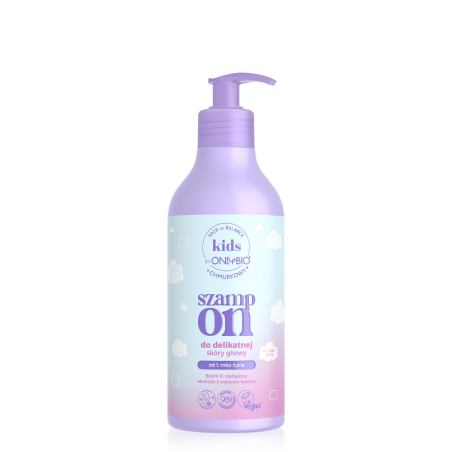 Hair in Balance Kids by ONLYBIO Chmurkowy szampon do delikatnej skóry głowy 400 ml