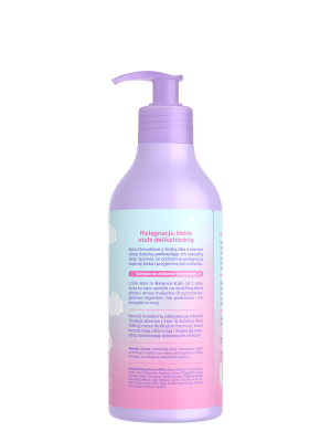 Hair in Balance Kids by ONLYBIO Chmurkowy szampon do delikatnej skóry głowy 400 ml