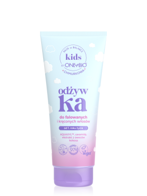 Hair in Balance Kids by ONLYBIO Chmurkowa odżywka do falowanych i kręconych włosów 200 ml