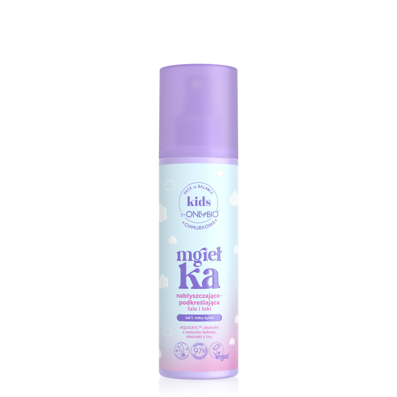Hair in Balance Kids by ONLYBIO Chmurkowa mgiełka nabłyszczająco-podkreślająca fale i loki 200 ml