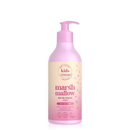 Body in Balance Kids by ONLYBIO Marshmallow bajkowy żel do mycia ciała 400 ml