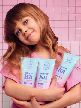 Hair in Balance Kids by ONLYBIO Chmurkowa odżywka do falowanych i kręconych włosów 200 ml