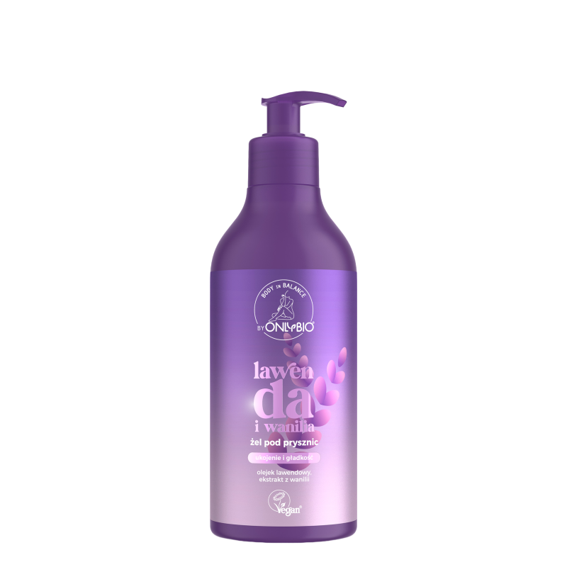 Body in Balance by ONLYBIO Żel pod prysznic Lawenda i Wanilia 400ml
