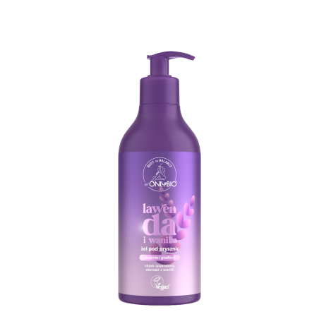 Body in Balance by ONLYBIO Żel pod prysznic Lawenda i Wanilia 400ml
