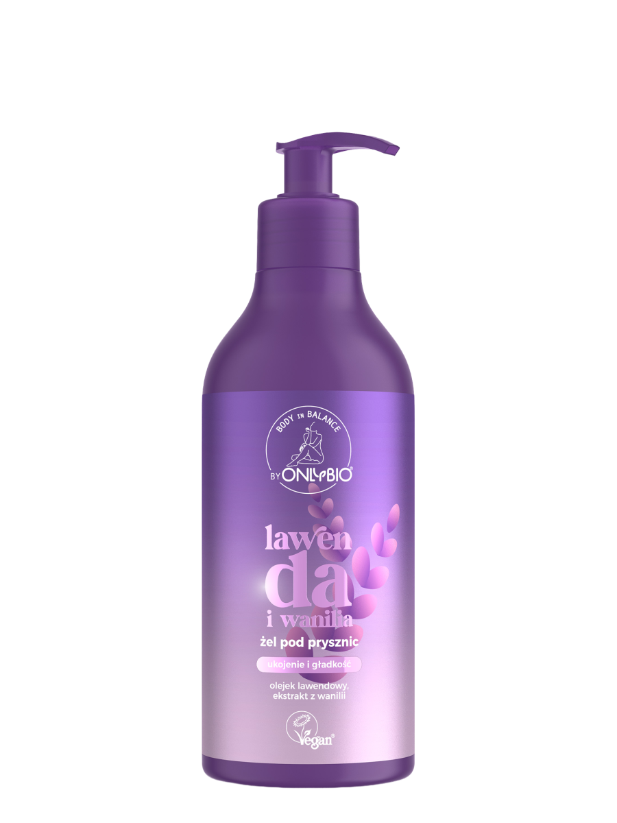 Body in Balance by ONLYBIO Żel pod prysznic Lawenda i Wanilia 400ml