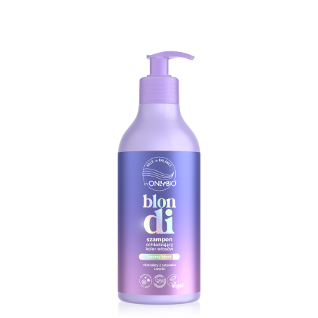 Hair in Balance by ONLYBIO Blondi Szampon ochładzający kolor włosów 400ml