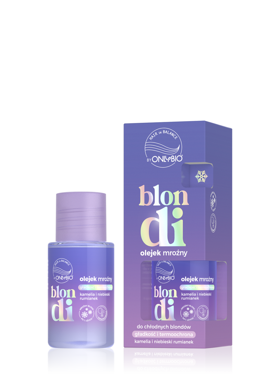 Hair in Balance by ONLYBIO Blondi Olejek mroźny do chłodnych blondów 20ml