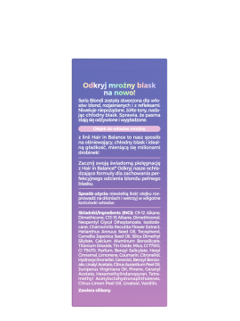 Hair in Balance by ONLYBIO Blondi Olejek mroźny do chłodnych blondów 20ml