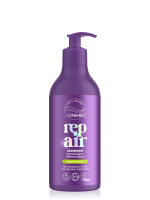 Hair In Balance By ONLYBIO Repair Szampon regenerująco-wzmacniający 400ml