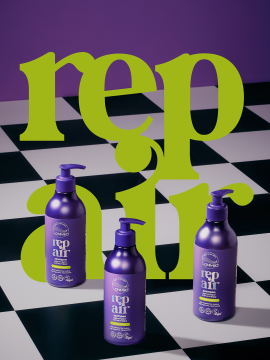 Hair In Balance By ONLYBIO Repair Szampon regenerująco-wzmacniający 400ml