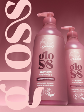 Hair in Balance by ONLYBIO Gloss Szampon wygładzający 400 ml