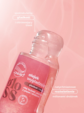 Hair in Balance by ONLYBIO Gloss Olejek wygładzajacy z efektem rozświetlenia 20ml