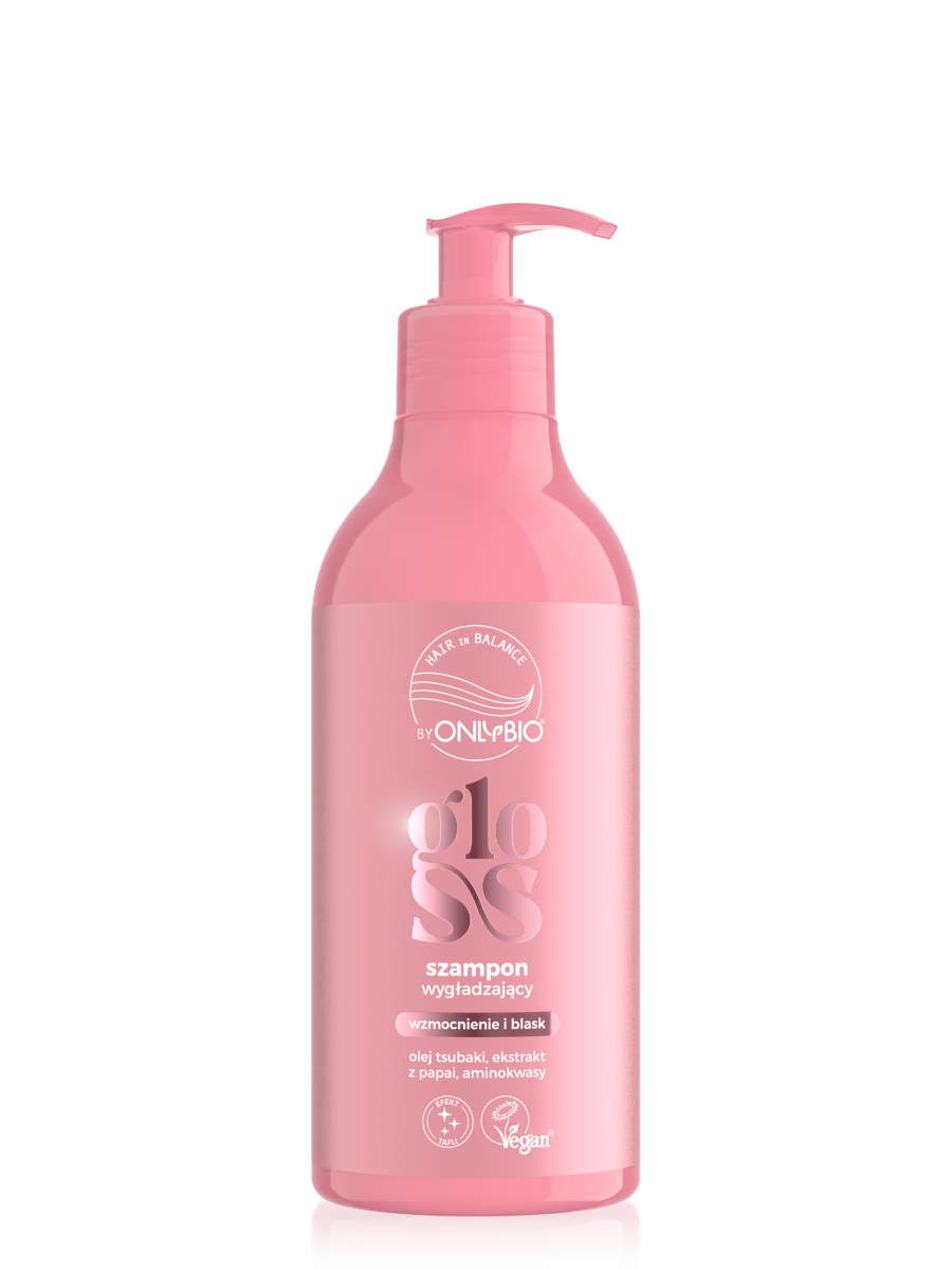 Hair in Balance by ONLYBIO Gloss Szampon wygładzający 400 ml