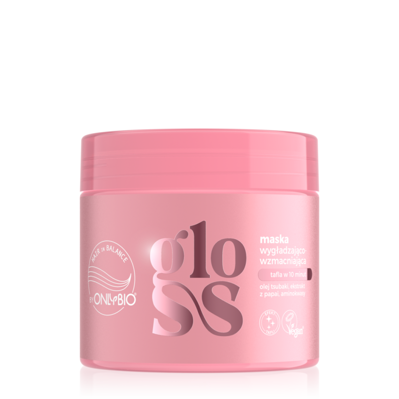 Hair in Balance by ONLYBIO Gloss Maska wygładzająco-wzmacniająca 280ml