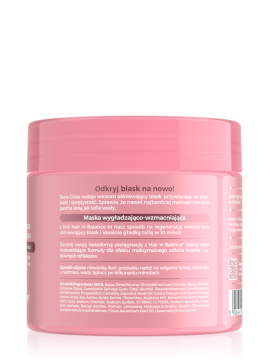 Hair in Balance by ONLYBIO Gloss Maska wygładzająco-wzmacniająca 280ml
