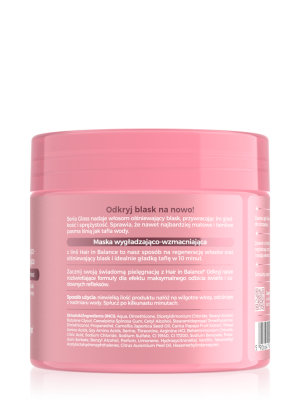 Hair in Balance by ONLYBIO Gloss Maska wygładzająco-wzmacniająca 280ml