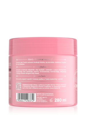 Hair in Balance by ONLYBIO Gloss Maska wygładzająco-wzmacniająca 280ml
