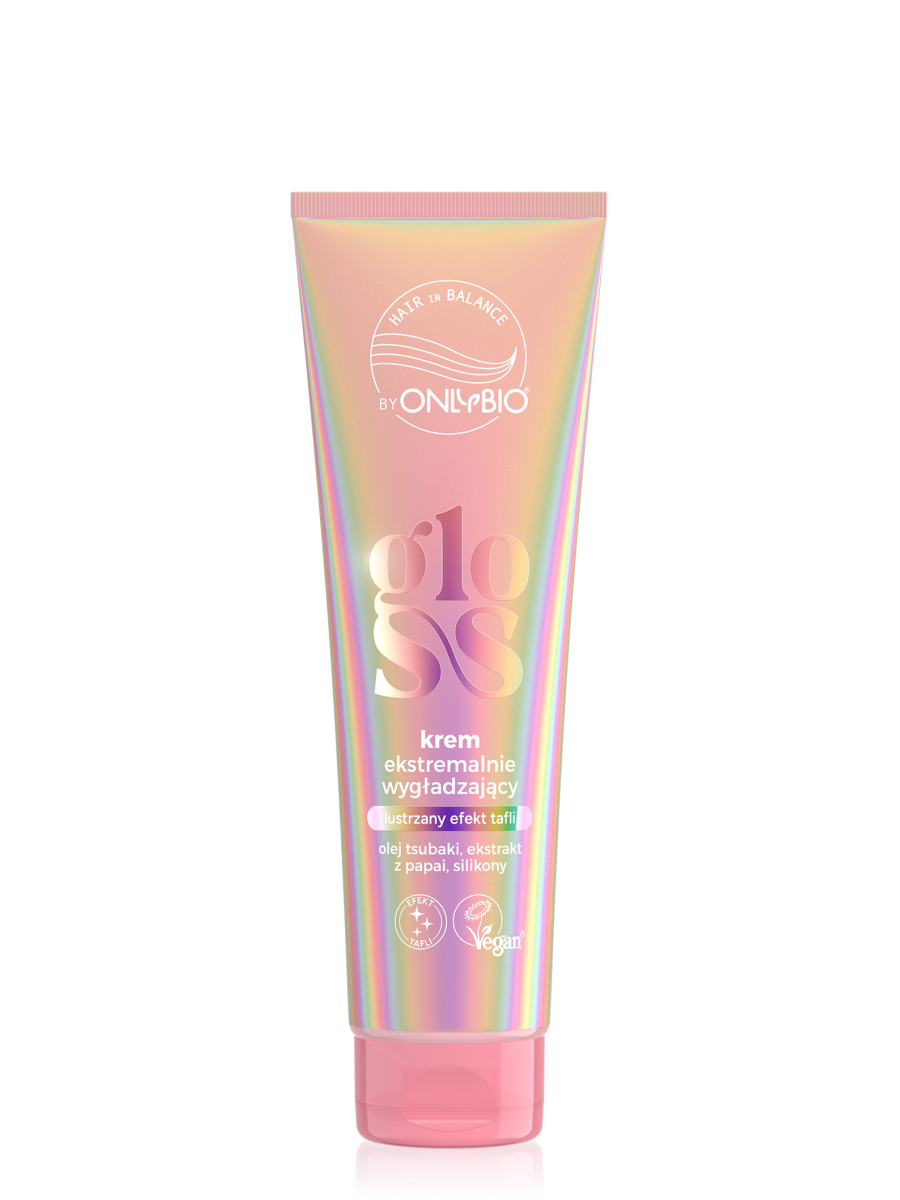 Hair in Balance by ONLYBIO Gloss Krem ekstremalnie wygładzający 150 ml