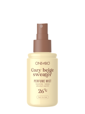 ONLYBIO Cozy beige sweater 26°C, mgiełka perfumowana 100 ml