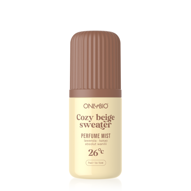 ONLYBIO Cozy beige sweater 26°C, mgiełka perfumowana 100 ml
