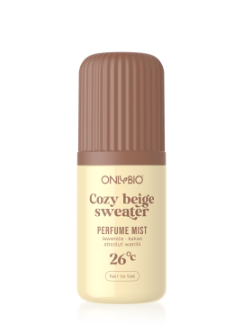 ONLYBIO Cozy beige sweater 26°C, mgiełka perfumowana 100 ml
