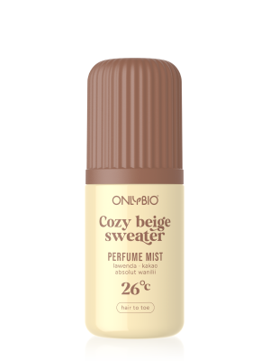 ONLYBIO Cozy beige sweater 26°C, mgiełka perfumowana 100 ml