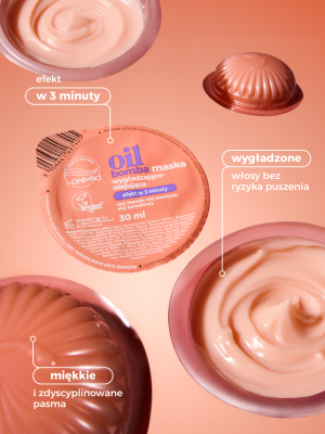 Hair in Balance by ONLYBIO Oil bomba maska wygładzająco-olejująca 30ml