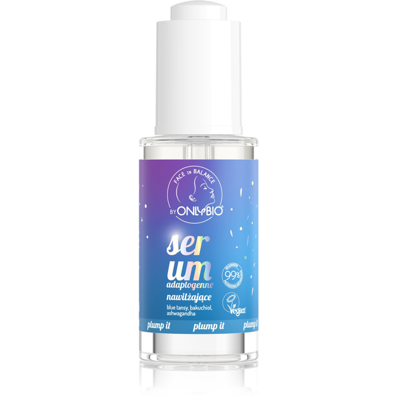 ONLYBIO Face in Balance Serum do twarzy adaptogenne nawilżające 30 ml