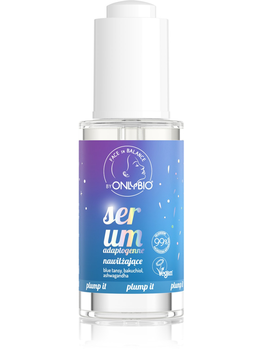 ONLYBIO Face in Balance Serum do twarzy adaptogenne nawilżające 30 ml