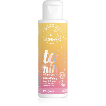 ONLYBIO Face in Balance Tonik do twarzy adaptogenny rozświetlający 100 ml